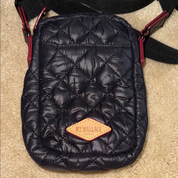 MZ Wallace Black Quilted Micro Metro Crossbody Bag - Picture 8 of 14